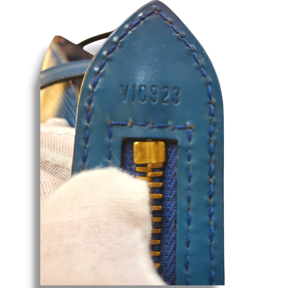 LOUIS VUITTON Vintage Toledo Blue Epi SAINT JACQUES Shopping Tote Shoulder Bag - Picture 8 of 17